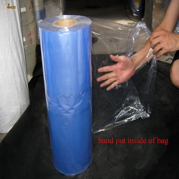 1 kg/veľa 5/6/7/~32 cm šírka PVC Heat Shrink Wrap trubice veľkoobchod v roll Jasné, Plastové Vrecko Darčekové Balenie Kozmetiky DIY rez