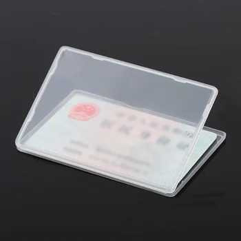 100KS plastové okno PP-5 Uskladnenie Zbierok Kontajner Box pre VIP karty, bankové karty, ID karty balenie box na obale Produktu