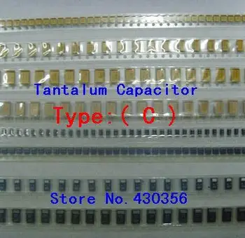10PCS Tantal Kondenzátor 6032 Typ:C 107 100UF 10V