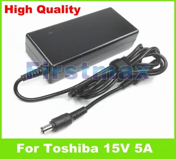 15V 5A, 75W prenosný AC adaptér nabíjačka pre Toshiba Satellite M115-S3154 M20 M30 M30L M35 Equium A100 A80 M100 M40 M50