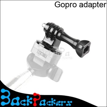 2v1 pre gopro tripod & monopod mount adaptér skrutky 1/4 držiak držiak pre Gopro hd Hero 3+ 3 2 1 pre gopro kamery príslušenstvo
