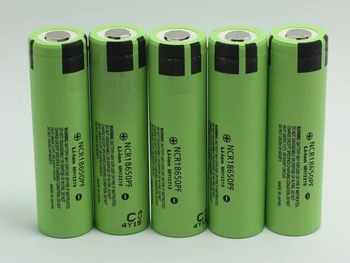6pcs/veľa Nových Originálnych Panasonic 18650 NCR18650PF 2900mAh 3,7 V Nabíjateľná Batéria Li-ion Batérie do E-cigariet