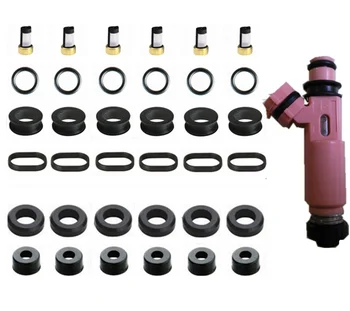 6pieces/set paliva injektor opravy kit pre Lexus RX TRIEDY-2003 23250-20030 23209-0A020 FJ644 FJ1086 4G1652 4G2226 57849