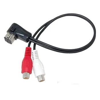 Biurlink Auto Stereo Audio RCA Vstup kábel Kábel Adaptéra pre Pioneer IP-Bus Port