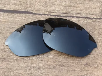 Black Polarizované Náhradné Šošovky Za Polovicu Bunda slnečné Okuliare, Rám UVA & UVB Ochrany