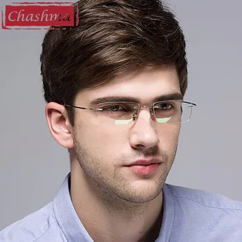 Chashma Okuliare armacao para oculos de grau Frameless Titánové Okuliare Rám Optické Okuliare Rámy pre Ženy a Mužov