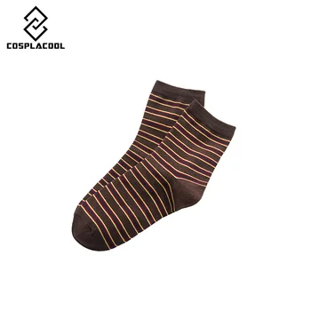 [COSPLACOOL]Nové Módne Pruhovaný Vzor Ponožky Ženy Jeseň/Zima Meias Bavlna V Trubice Ponožky Calcetines Mujer