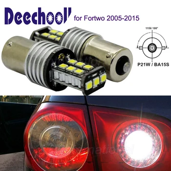 Deechooll 2 ks Auto LED Žiarovky pre Smart Fortwo 2005-,Canbus 1156 7506 Zadnej strane Svetlá, na Smart Fortwo 05-15