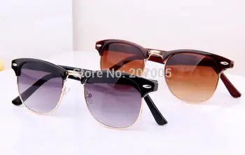 Doprava zadarmo Muži Ženy Semi bez obrúčok slnečné Okuliare Značky Dizajnér 6 farba k dispozícii Slnečné Okuliare Módne Oculos De Sol
