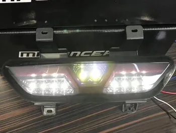 EOsuns led zadný nárazník svetlo na ford mustang-2017, vodičský lampa + brzdové svetlo + zadnej strane svetla 3 funkcie výstražné svetlo