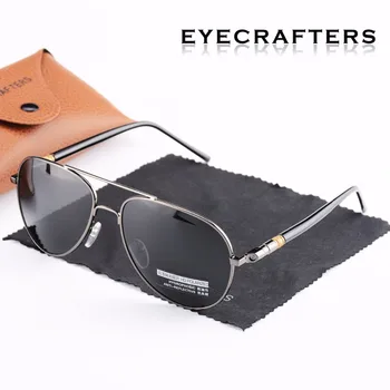 Eyecrafters Mens slnečné Okuliare Polarizované Jazdy Zrkadlové Pilot, Slnečné Okuliare Oculos Okuliare Pre Mužov UV400
