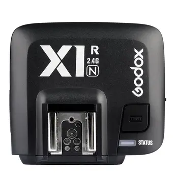Godox Xpro-N TTL 2.4 G Bezdrôtový 1/8000s HSS Flash Trigger pre Nikon DSLR,Godox Xpro-N Vysielač s X1R-N Prijímač pre Nikon