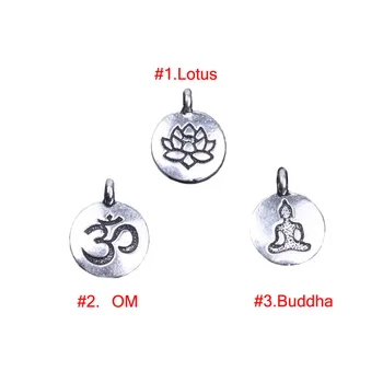 Hnedé onyx Matné jogy náhrdelník z Prírodného kameňa s OM,Lotus, Buddha Kúzlo náhrdelník pre ženy 108 malá náhrdelník dropshipping