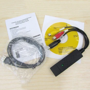 HORÚCE USB 2.0 Easycap Audio, Video, DVD, VHS Záznamu Zachytiť Kartu PC Converter Adaptér