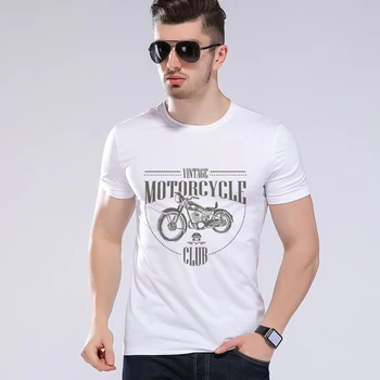 Letné Tvorivé Mužov Tričko Punk Rock T-Shirts 3D Vytlačené Motocykel, T košele Hip Hop Muž Tee Chlapec Tričko Moe Cerf H8-56#