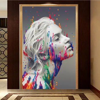 Moderné Cuadros Decoracion Sex Dievča Abstraktnej Maľbe Obrazov Na Stenu Pre Obývacia Izba Plátno Na Maľovanie Plagátu A Vytlačí Bez Rámu