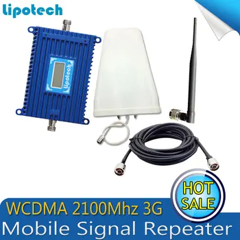 Najlepšia Cena! ! W-CDMA 2100 MHz 3G Mobilný Signál Repeater UMTS 70 db Mobilný Telefón Anténa Para Galaxy Signálu Zosilňovač, Booster