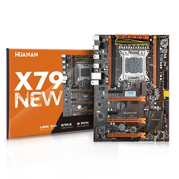 NHUANAN deluxe X79 LGA2011 hernej doske CPU RAM Kombá Xeon E5 2670 C2 s ventilátor CPU RAM 32 G(2*16 G) DDR3 1600MHz RECC