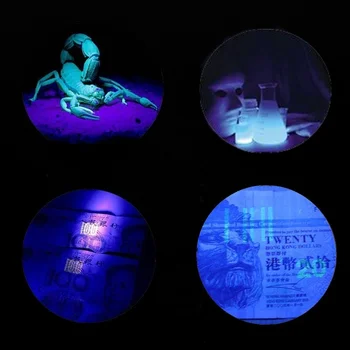Pôvodné AloneFire 21 LED UV Ultra Violet Baterka Pochodeň Svetla Svietidlo pre peniaze , kreditné karty, kontrolu dokumentov