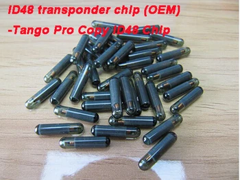 Pôvodné ID48 Sklo transpondér čip, (OEM)-Na Tango Pro Kópiu ID48 Čip 10pcs/veľa +Doprava Zadarmo