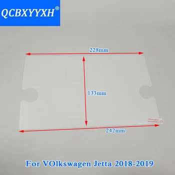 QCBXYYXH Auto Styling GPS Navigácie Sklo Ochranný Film Pre VW Jetta 2018 2019 Ovládanie LCD Displej Auto Nálepky