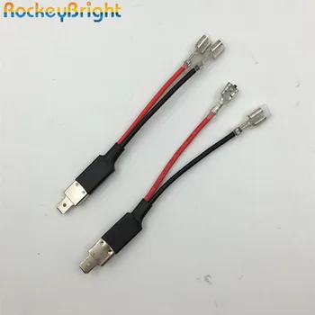 Rockeybright 2 ks h1 žiarovku konektor zásuvka predlžovací vodič h1 napájací adaptér konektor pre h1 xenónové žiarovky