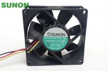 SUNON KD2408PTB1-6A 80mm 8cm DC 24V 3.4 W 2-wire 80x80x25mm server invertor axiálny ventilátor chladiaci ventilátor