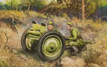 Umenie vojakov Sovietskej 76 mm plukovný zbraň zssr výpočet vedie boj druhej svetovej VOJNY 4 Veľkosti, Domáce Dekorácie Plátno Plagát