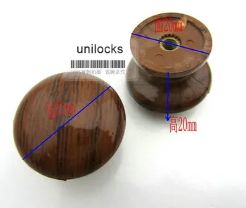 UNILOCKS 10pcs/veľa Plastová rukoväť závesné vytiahnuť Jednoduché Dreva Štýl dvere, zásuvky rukoväť a gombíky (Priemer:25 mm)