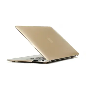 Zlaté Prípade Laptop Taška Shell Pre Macbook air 11 pro 13 retina 12 15 Touchbar Rukáv Notbook Prípade Pevného Pre Mac book bez loga