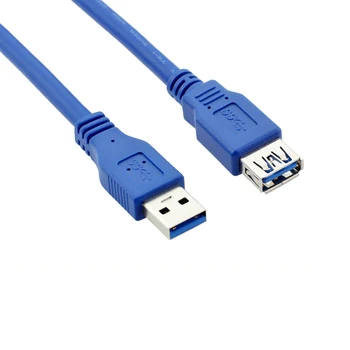 0.3 meter Super High Speed USB 3.0 5Gbps M/F mužov a žien kábel predlžovací kábel na Hub/keyboard/Mouse/headset - 1pcs-Modrá