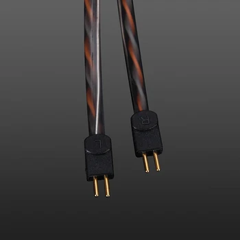 0.78 mm 2pin CIEM konektor pre Upgrade nahradiť VYVÁŽENÉ striebornú dosku OCC Audio Kábel -Univerzálny -3.5 mm