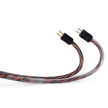 0.78 mm 2pin CIEM konektor pre Upgrade nahradiť VYVÁŽENÉ striebornú dosku OCC Audio Kábel -Univerzálny -3.5 mm