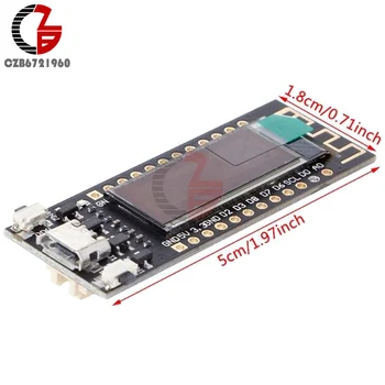0.91 palcový TTGO ESP8266 OLED Displej CP2104 Micro USB WIFI Vývoj Doska Modul DIY Kit s BOX pre Arduino Nodemcu