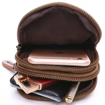 070417 mužov malá peňaženka peňaženku mince taška mobilný telefón taška
