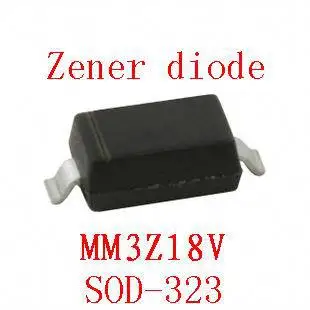 0805 smd zener dióda sod-323 MM3Z18V 100ks