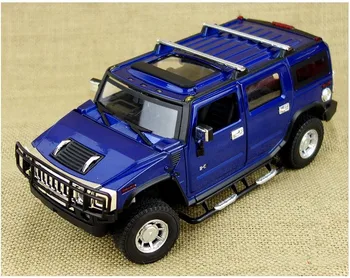 1:24 Hummer H2 modelu auta zliatiny modely áut, vysoká simulácia modelu Jeep off-road vozidiel, doprava