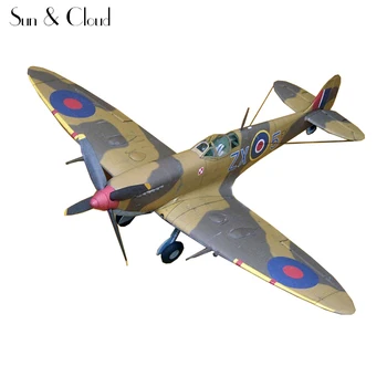 1:32 DIY 3D Supermarine Spitfire IXc Typ Stíhačka Lietadlo Papier Model Zostaviť Ručné Práce Puzzle Hra DIY Deti Hračka