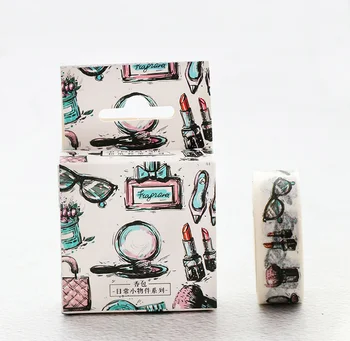 1,5 cm Módne každodenného života washi páska maskovacia páska DIY dekorácie Scrapbooking Nálepky, Štítok Pásky Školy Kancelárske potreby