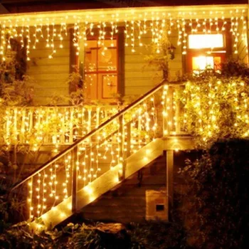 1.5x0.5m LED Rozprávkových Svetiel svete string svetlá Guirlande Lumineuse Led Vianočné Osvetlenie Vonkajšie Vence, Svadobné Dekorácie Svetla