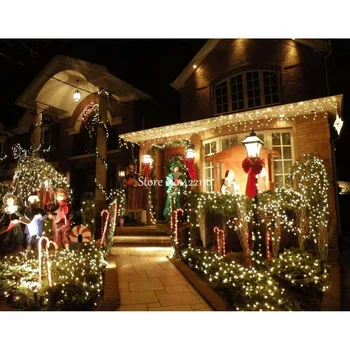 1.5x0.5m LED Rozprávkových Svetiel svete string svetlá Guirlande Lumineuse Led Vianočné Osvetlenie Vonkajšie Vence, Svadobné Dekorácie Svetla