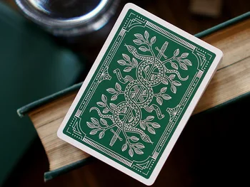 1 balíček Theory11 Zelená Panovníkov Hracie Karty Monarch Palube Poker Magic Karty zblízka Magické Triky pre Profesionálny Kúzelník