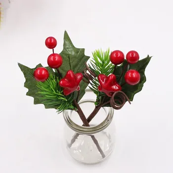 1 banda Vianočný stromček, dekorácie, doplnky, umelé borovica simulácia rastlín DIY vystrihnúť a prilepiť darčekové krabice, dekorácie remeslá