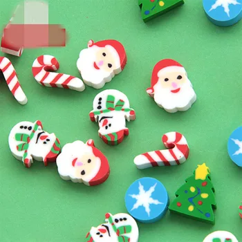 1 krabica / set , Vianočné Gumu , Santa Claus / Snehuliak / Vianočný Strom Krabici Zabalený Kaučuku, Gumy, ako Darček pre Deti