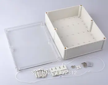 1 ks 331*256*111mm plastové vodotesný box pre elektronické ip68 wall mount abs PLC DIY projekt box bývanie kontroly spojovacej skrinke