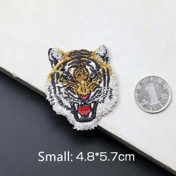 1 Ks Divoký Tiger Náplasť na Oblečenie žehličky na Patch Textílie Odznak Odev Džínsy DIY Príslušenstvo