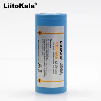 1 ks. Liitokala 26650-55A 5000 mAh 26650 Lítium-Iónová Nabíjateľná Batéria 3.7 V, Batérie Baterka 20A 3.6 V, Batérie