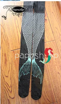 1 ks predávať v japonsku Ženy Ideálny Transparentné sexy Šumivé ryby Morská víla Chvost Tlač pančuchové nohavice pantyhose