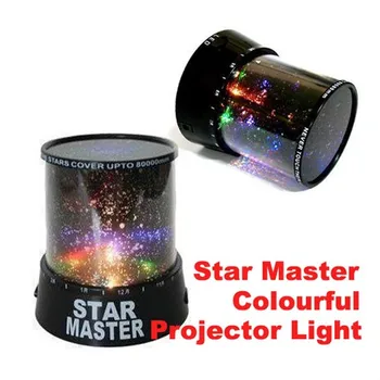 1 ks Star Master Farebné Hviezdne Svetlo Osvetlenie Projektor Stolové Lampy, Pre Domáce Dekorácie Deti Darček--M25