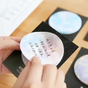 1 Ks Tvorivé Kawaii Papier Sticky Memo Pad Priestor Planéty Po Nej Poznámka Pre Deti Darček Kórejský Kancelárske Potreby Kancelárske Potreby